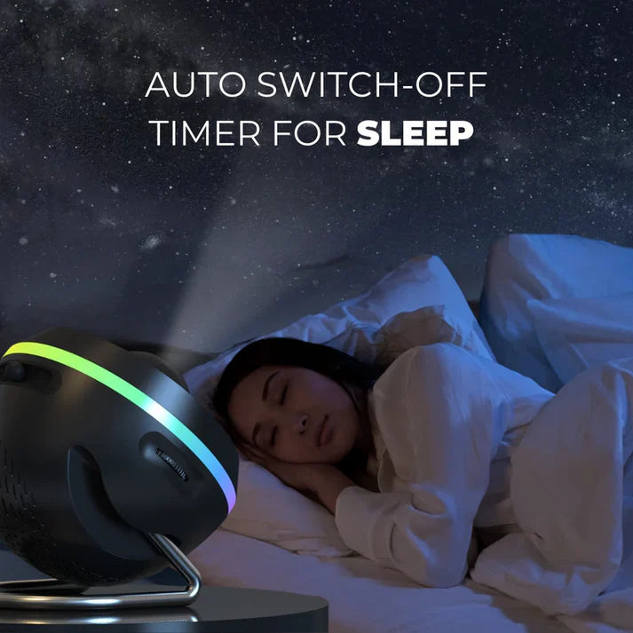 Galaxy Star Projector – 360° Rotating Night Light for Kids & Home Décor