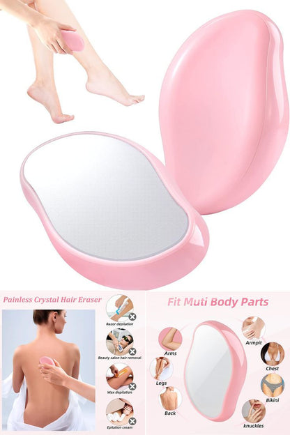 Crystal Hair Eraser – Painless, Reusable Hair Removal & Exfoliation Tool