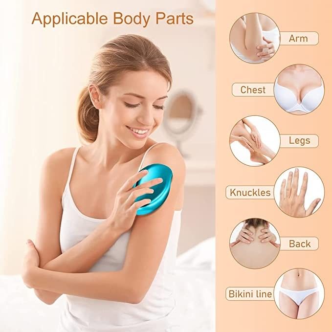 Crystal Hair Eraser – Painless, Reusable Hair Removal & Exfoliation Tool