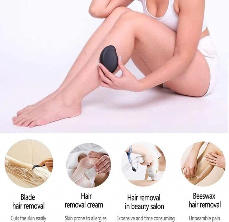 Crystal Hair Eraser – Painless, Reusable Hair Removal & Exfoliation Tool